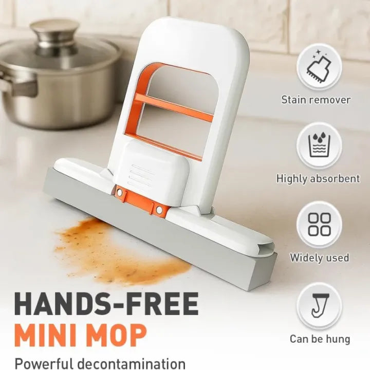 Portable kitchen mop