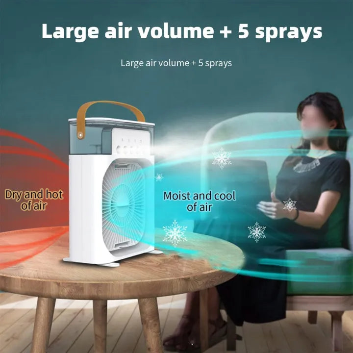 Portable Ice Cooling Fan