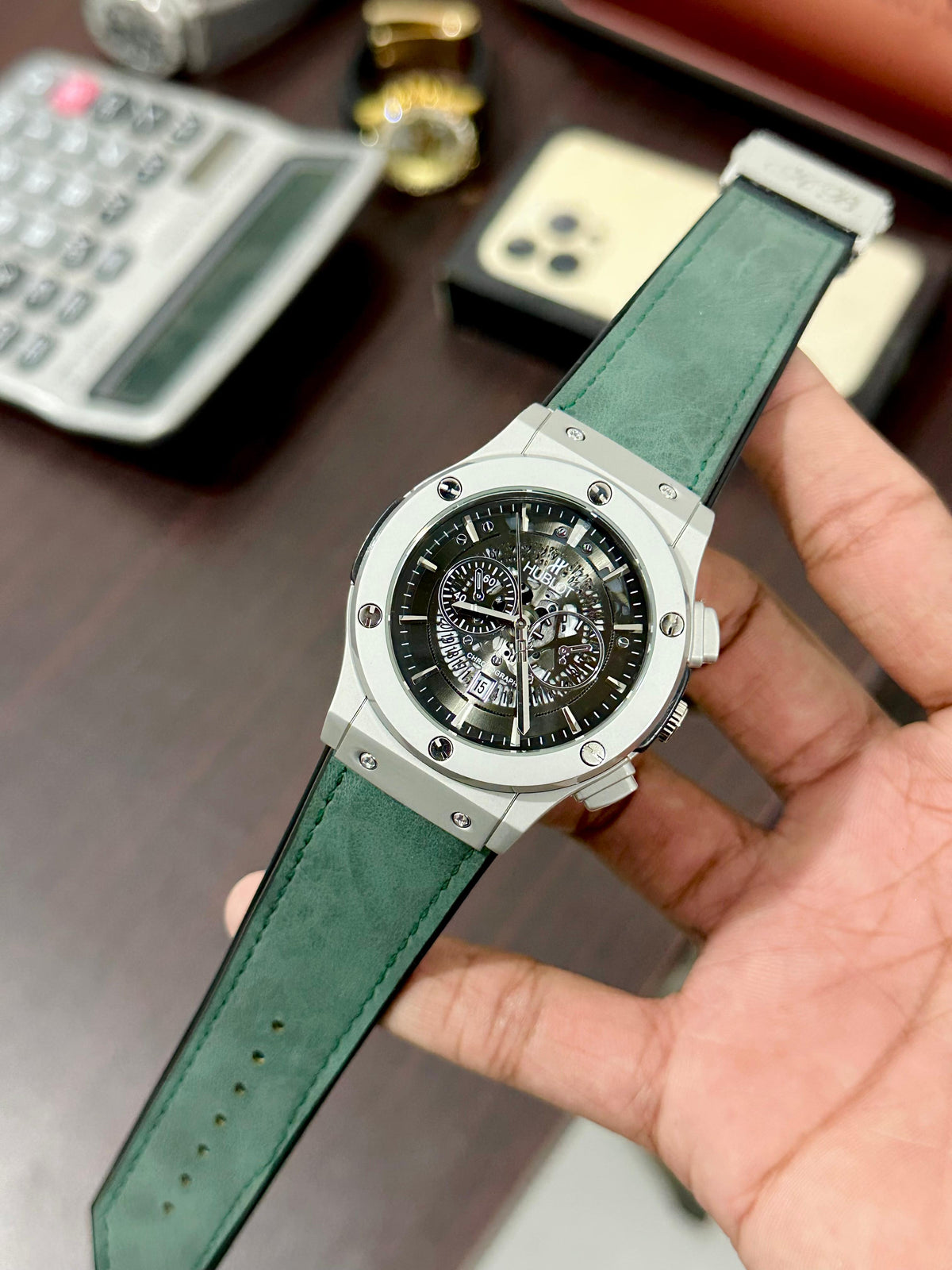Hublot straps with master lock